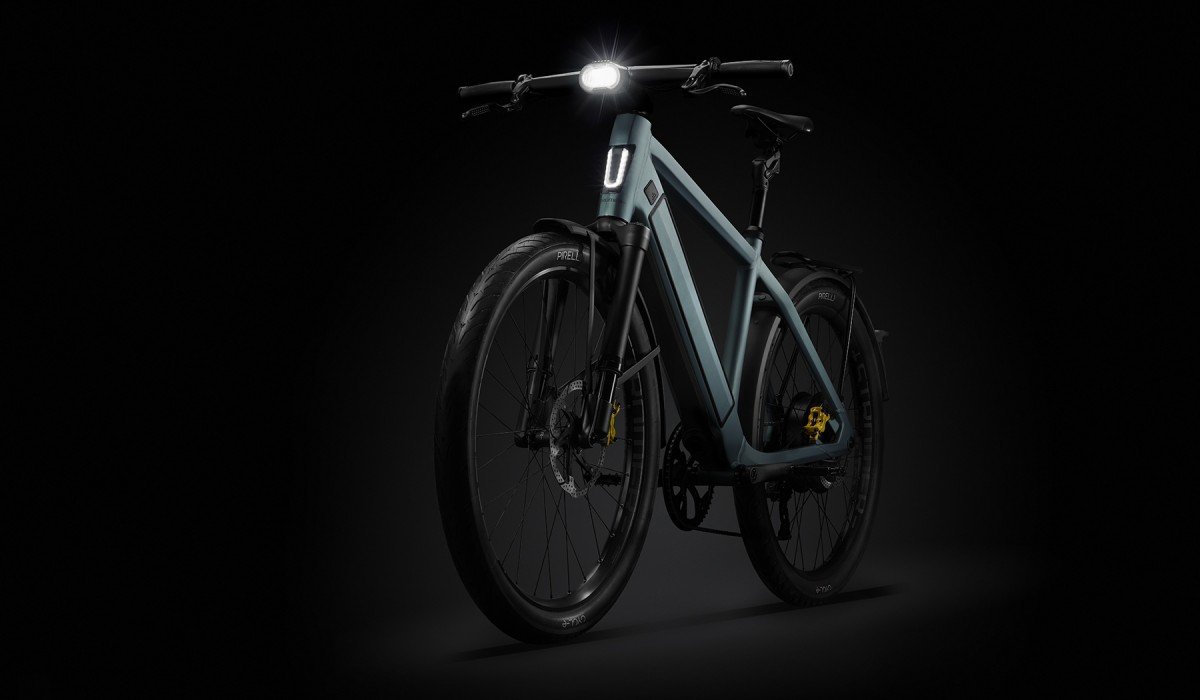 Der Stromer ST5 Limited Edition – das E-Bike bis 45 km/h mit vollintegriertem Design in exklusiver Stealth Green Lackierung. 