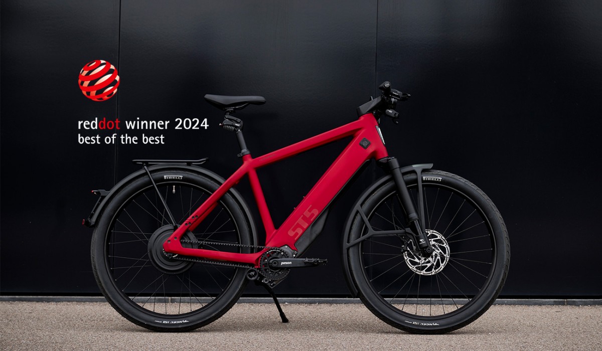 Stromer remporte un autre "Red Dot Award: Best of the Best 2024"